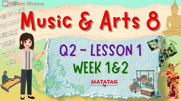 Music and Arts 8 Quarter 2 Week1-2 (Matatag) Revised K-12 | Key Features of Asian Folk Arts