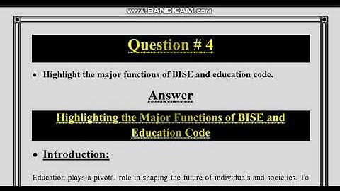 AIOU solved assignment 2 | b.ed(spring2023) | code 8605 | Q4 BISE and Education code