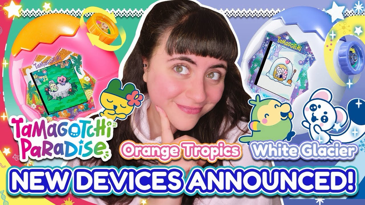 🌴 ORANGE TROPICS & WHITE GLACIER ❄️ Tamagotchi Paradise Devices