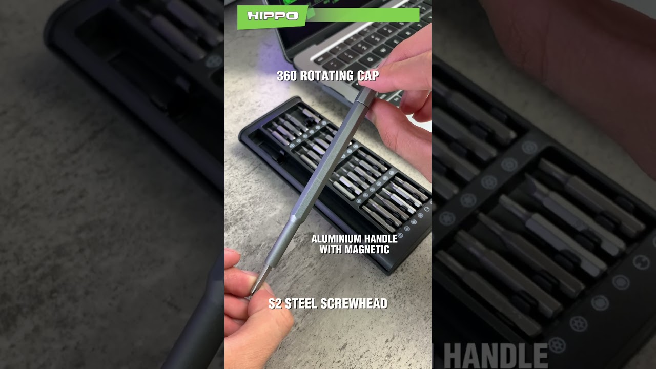 HIPPO TOOLS HT-01 OBENG SET PREMIUM 24 IN 1