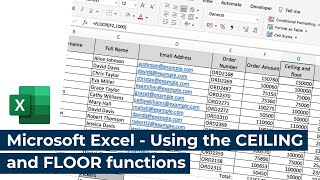 Microsoft Excel - Using the CEILING and FLOOR functions Profile