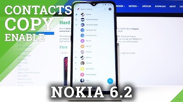 How to Copy Contacts in NOKIA 6.2 2019 – Manage Contacts