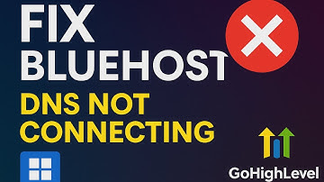 FIX for Bluehost DNS Not Connecting to GoHighLevel | Email Domain Verification Solved!