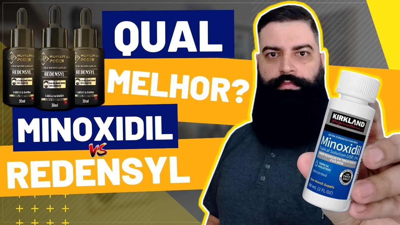 Minoxidil vs Redensyl: Qual o MELHOR para Crescimento de Cabelo e Barba ...