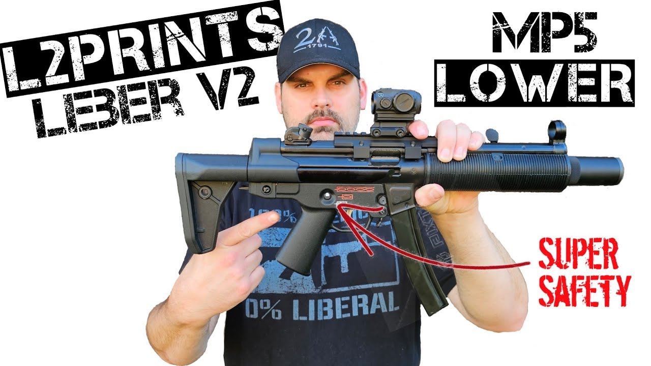 L2prints Leber V2 MP5 Lower - Classic look, Extreme Capability