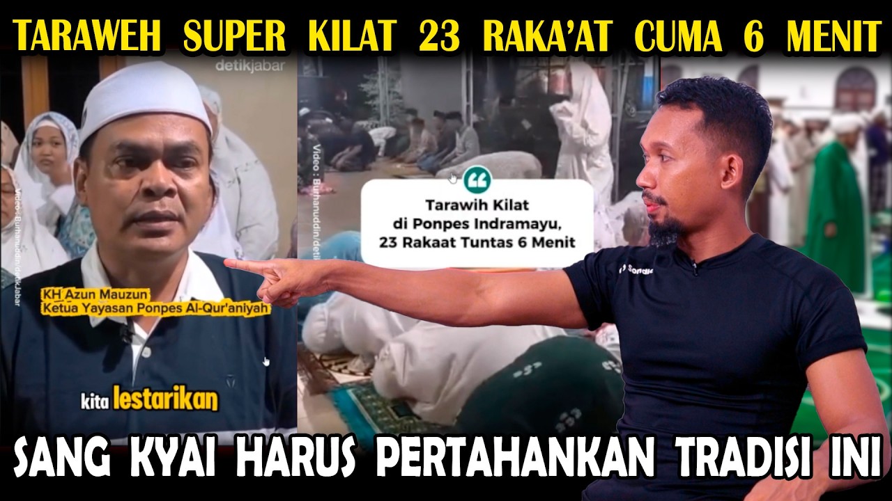 3 Raka'at Kellar Dalam 1 Menit.!! Ini Dia Sholat Taraweh Super Kilat 2026
