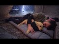 Caught in a Heavy Rainstorm | Solo Hot Tent Camping (No Talking)