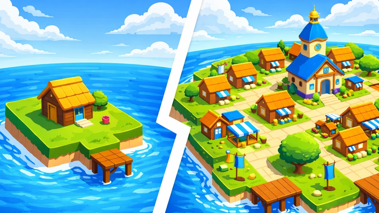 Build Your Island, With A Skill Tree