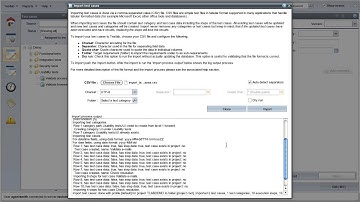 Meliora Testlab: Import and export