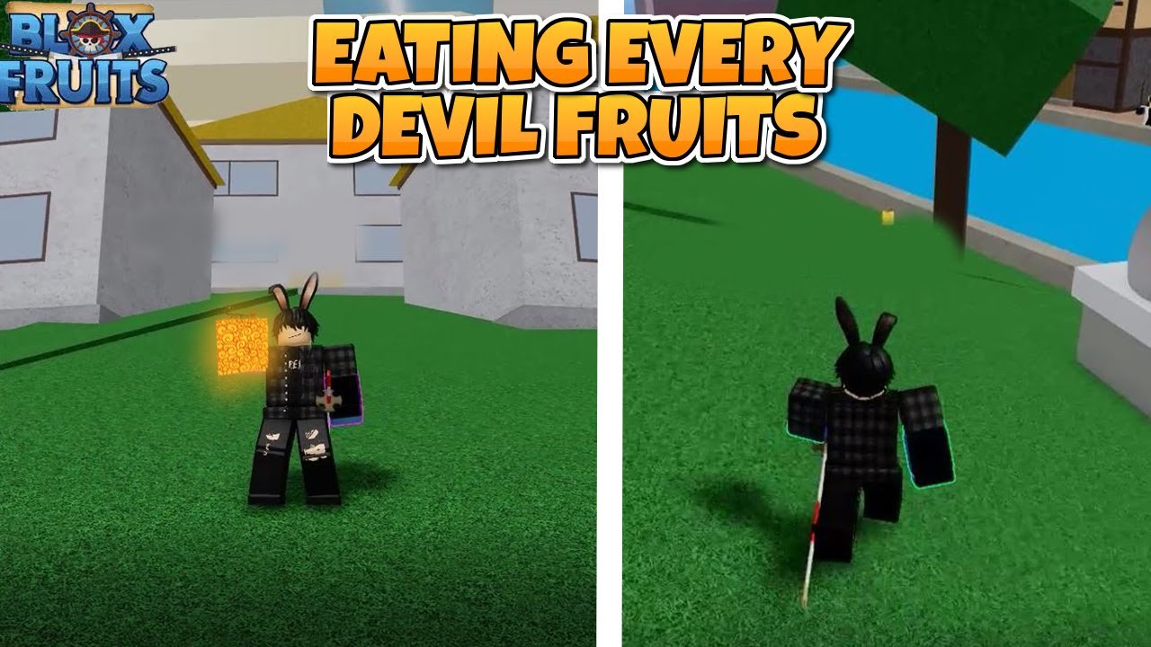 Is It Real DRAGON?! Challange, Eating Every Devil Fruits I Find - Blox ...