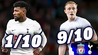 OLLIE SKIPP SHOWS EMERSON HOW TO PLAY LEFT BACK!! Liverpool 42 Tottenham [PLAYER RATINGS]
