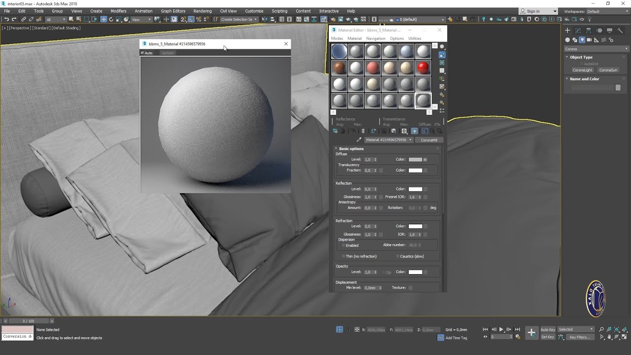 3D MAX Start. 21-dars. Materiallar haqida
