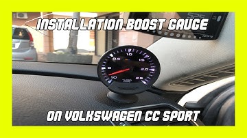 How to install a boost gauge on Volkswagen Golf GTI/Passat/CC/Scirocco MK6 2.0