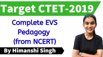 Target CTET-2020 | Complete EVS Pedagogy for CTET Paper-01