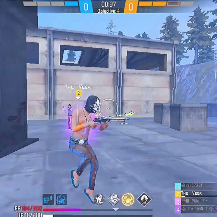 First Round 🗿1V4 Clutch With M1873 🤯 Against Sonia players 😡 ☠️#shorts #freefire #freefireshorts