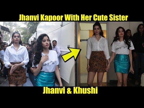 Cute Sisters Jhanvi And Khushi Kapoor At Neha Dhupia's Vogue BFFs - Season3