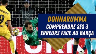 Donnarumma : Analyse de ses 3 erreurs face au Barça