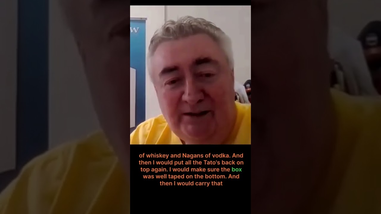 Sneaking Nagans passed the authorities John D. Healy as a lad  | It's good to drink nagans of vodka