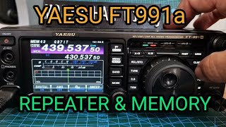 YAESU FT991a Repeater & Add to Memory Channel