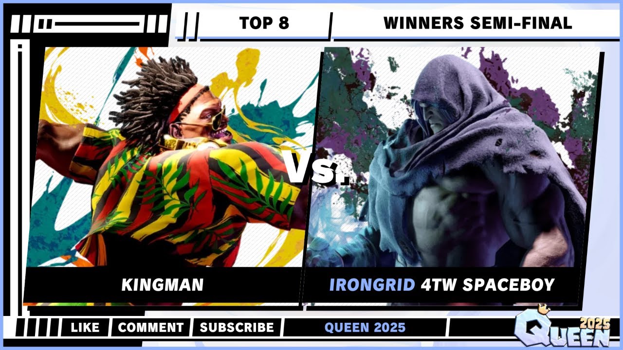 Queen 2025 - Топ-8 - Полуфинал победителей - KINGMAN (Ди Джей) против 4TW SpaceBoy (М. Бизон) - SF6