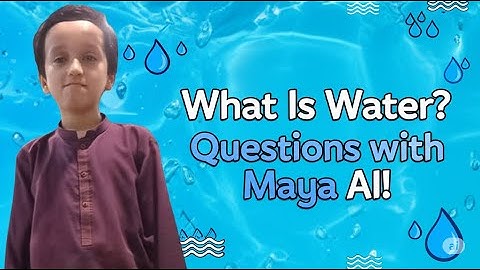 Easy Questions About Water | Maya AI Helps Me Learn | Rehan School