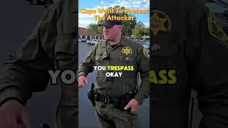 Tyrant Cops Shut Down While Protecting Karen — Trespass Attempt Fails | First Amendment Audit