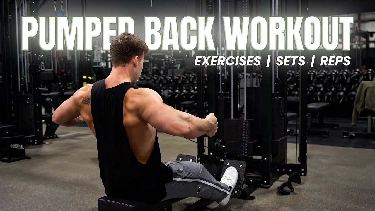 PUMPED BACK WORKOUT | WEIGHTLIFTING FOR MEN