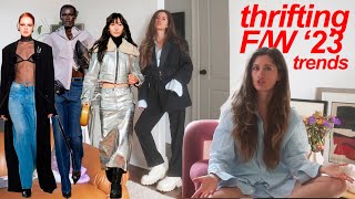 Thrifting the Fall/Winter &#39;23 trends (found $1000 worth of clothes for $50!)