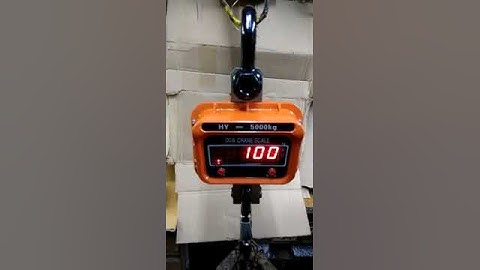 Crane scale with Wireless label printer