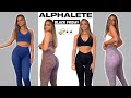 Alphalete Black Friday Try-on Haul | Surface, Amplify, Alphalux leggings + more!