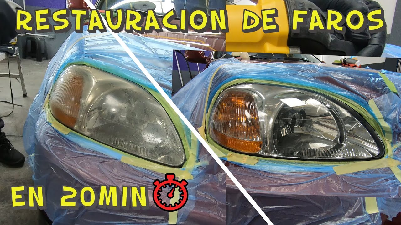 Restaura los faros del coche o la moto sin esfuerzo con el