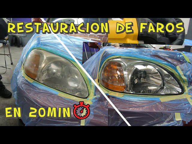 BassMotor Kit Completo para pulir Faros opacos y Desgastados Para  Restauración Coche - Juego para Limpiar y lijar para ITV y Mejorar  Visibilidad y