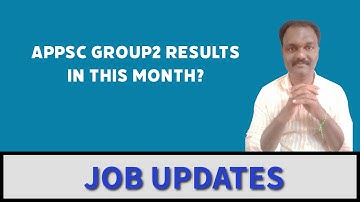 APPSC GROUP2 RESULTS IN THIS MONTH?