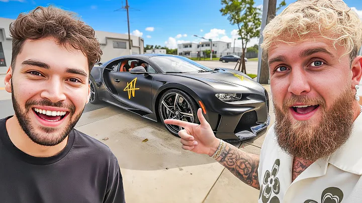 Jake Paul SURPRISED Me With a BUGATTI!