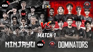 MASA DEPANNYA VS MASA LALUNYA DI MATCH PERTAMA DI BATTLE OF STARS : QUARTER FINAL DAY 1