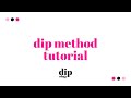 How to dip powder mani  dip method  dipology