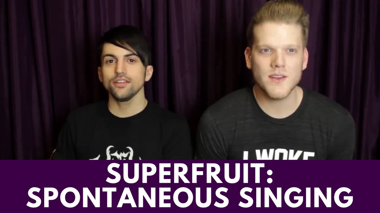 Superfruit: Spontaneous Singing Moments! - YouTube