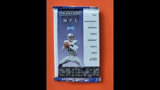 2002 UPPER DECK OVATION PEYTON MANNING HOBBY football pack! Found some DETROIT LIONS!