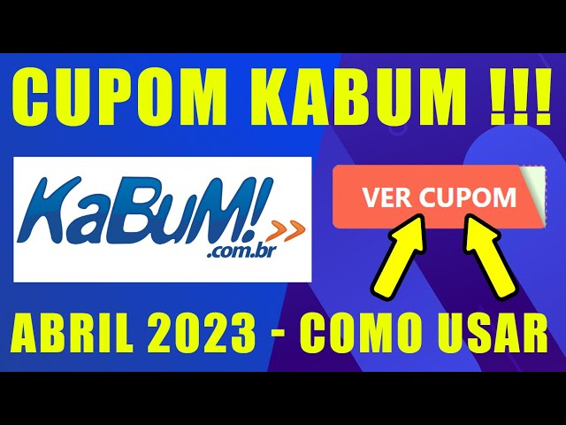 CUPOM DE DESCONTO KABUM! ABRIL 2022 🎮 25 CÓDIGOS PROMOCIONAIS +