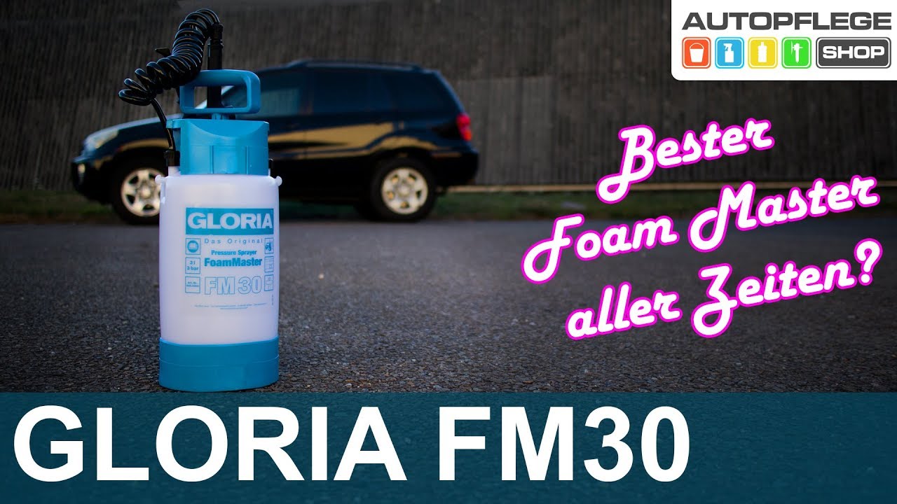 Gloria Foam Master FM30 und Top Foam Test Review Unboxing - YouTube