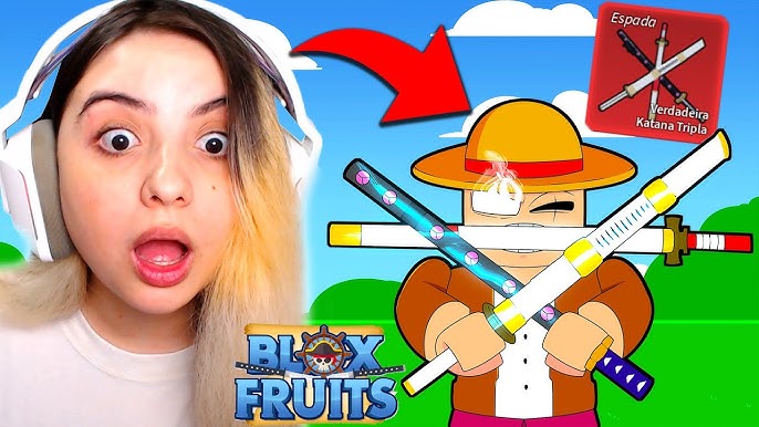 BLOX FRUITS: SOUZONES viu a TRUE TRIPLE KATANA ! ( TTK no BLOX