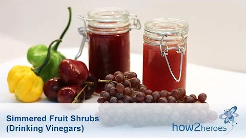 Simmered Fruit Shrubs (Drinking Vinegars)