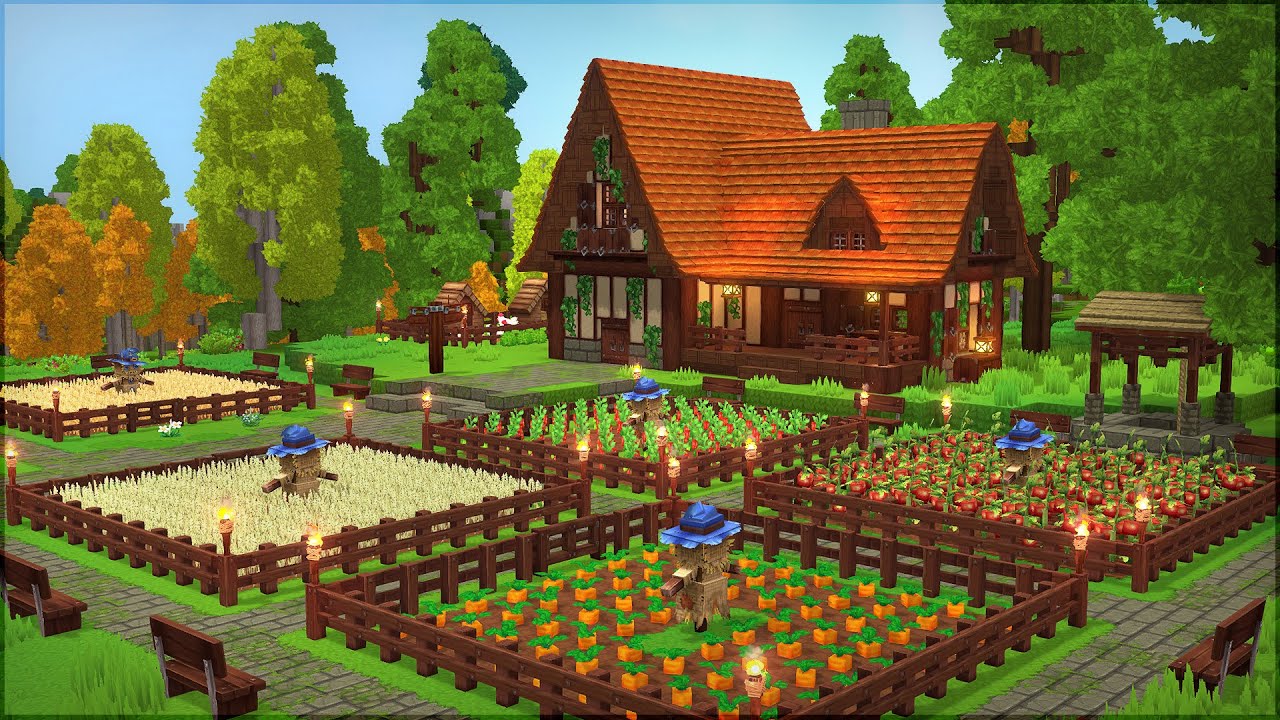 Como Construir uma Casa de Campo Perfeita | Hytale Tutorial