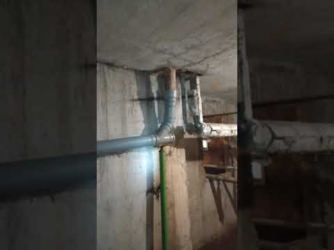 Замена канализации в подвале