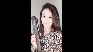 How to use Prizm Patented 30° Curved Hair Iron by Yhajaiira Rodríguez
