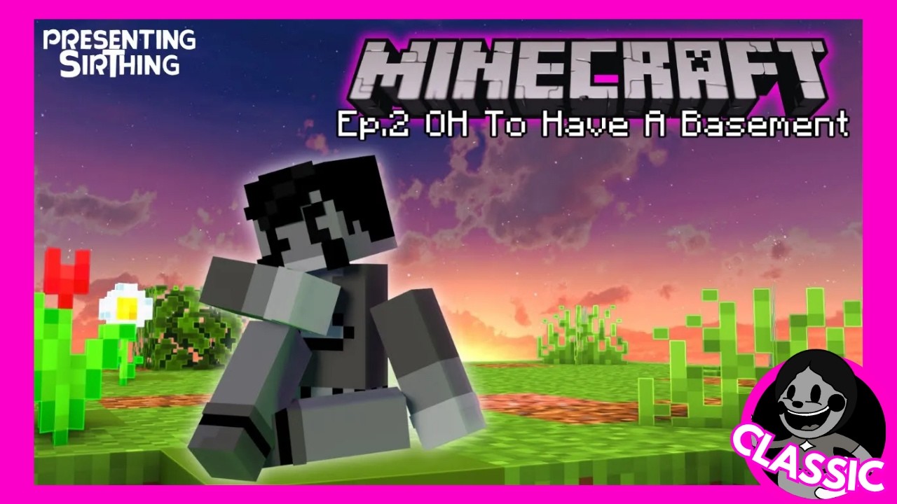 Minecraft Let's Play - Ep.2 [OH To Have A Basement]