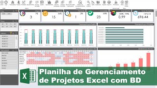 [Excel] Planilha de Gerenciamento de Projetos e Atividades 5.0