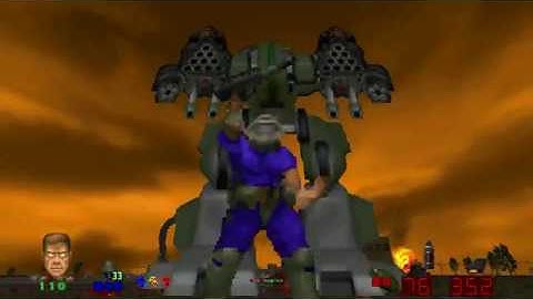 Brutal Doom V21 (Beta)-Testing All Weapons And Vehicles