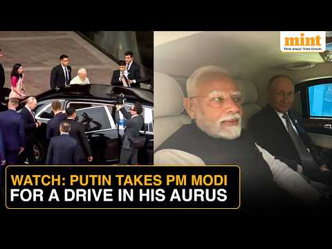 Viral: Putin Drives PM Modi In His Armoured Aurus Senat | Inside Putin's 'Fortress On Wheels'