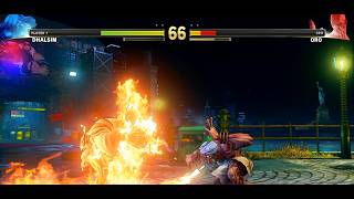 Street Fighter V DHALSIM VS ORO screenshot 5